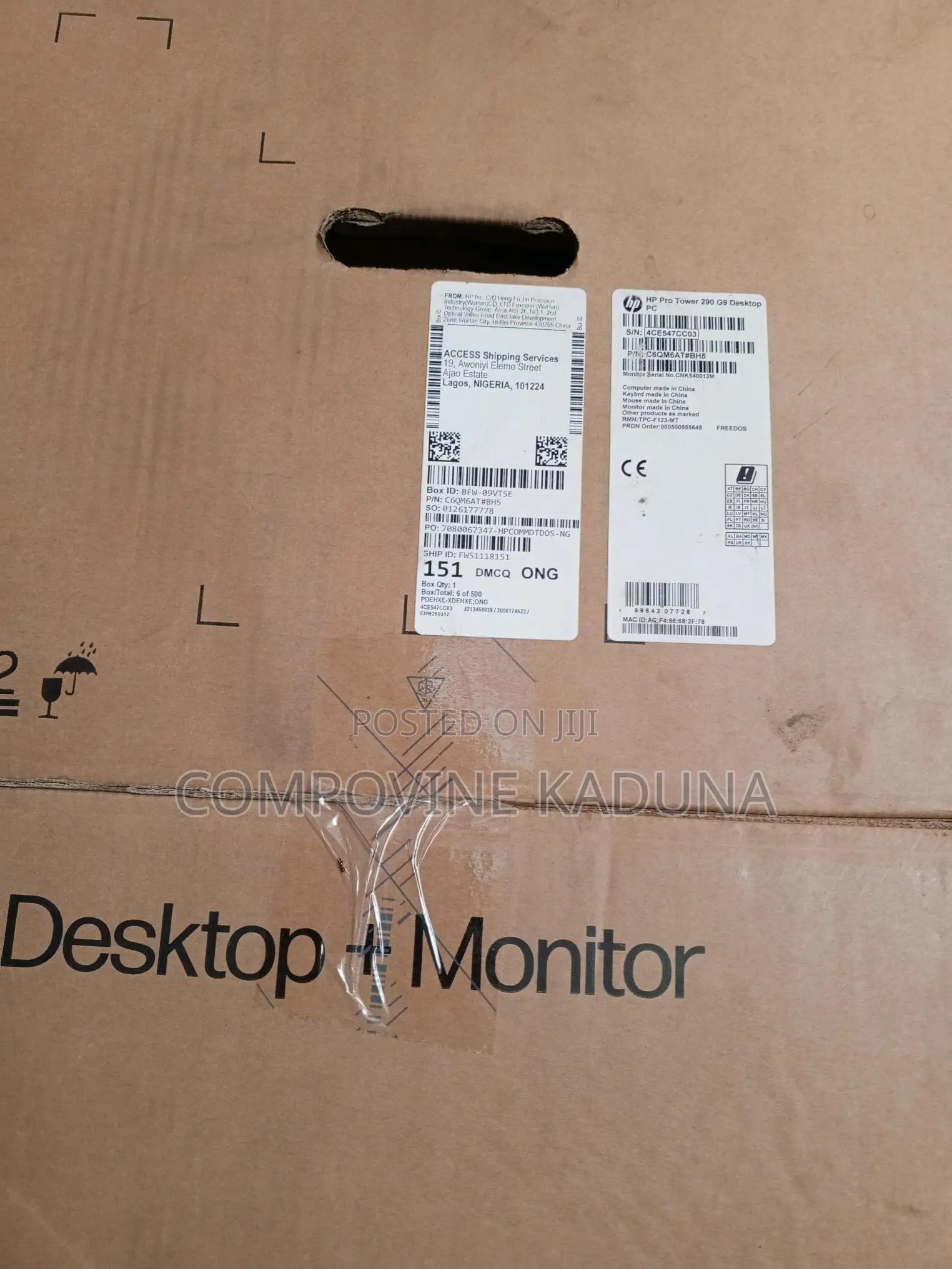 New Desktop Computer HP 8GB Intel Core i3 SSD 512GB