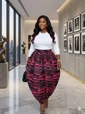 High Waist Kembe Pants - Style 902