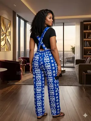 Cross-Back Jumpsuit - Style 129