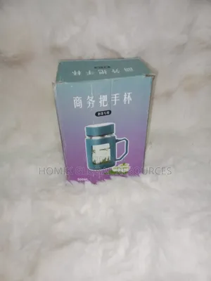 500ml Insulated Handle Glass Cup