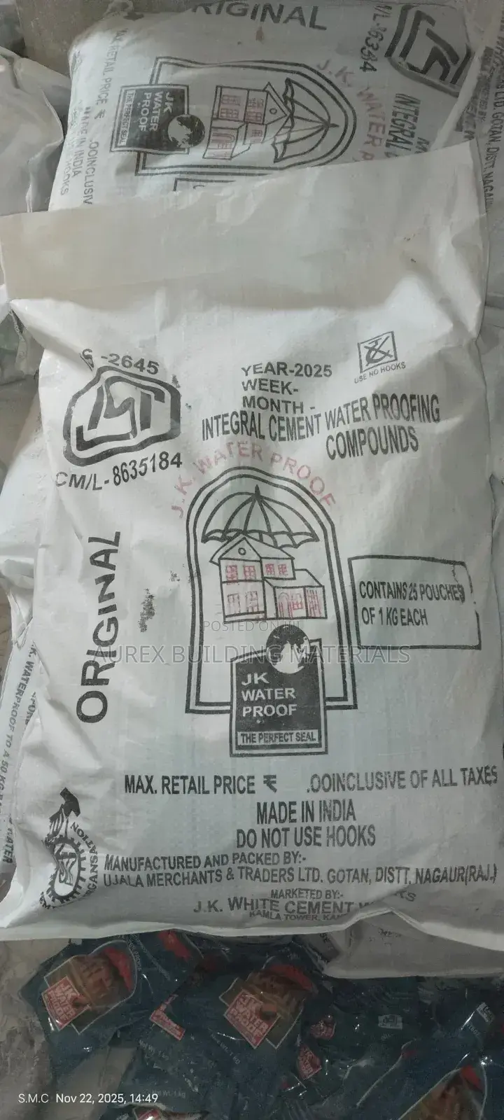 Original Jk Waterproof Cement