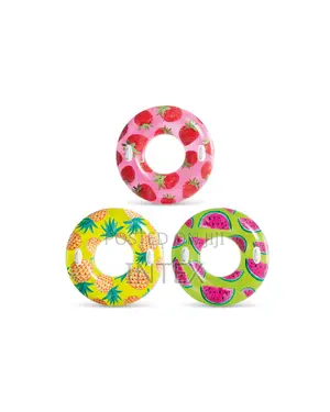 Tropical Fruit Inflatable Swim Tubes - Assortment