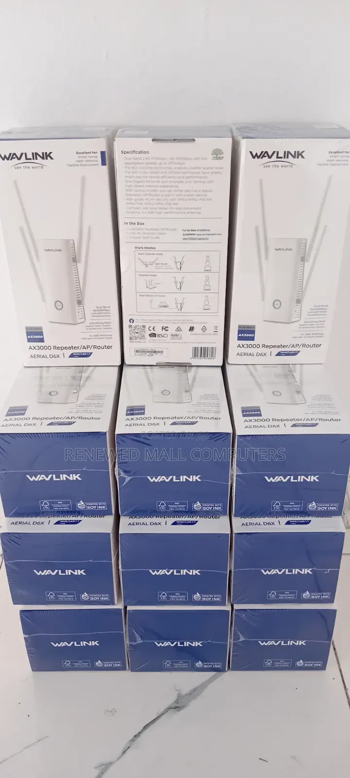 Wavlink Ax3000 Repeater/Ap/Router Wifi 6