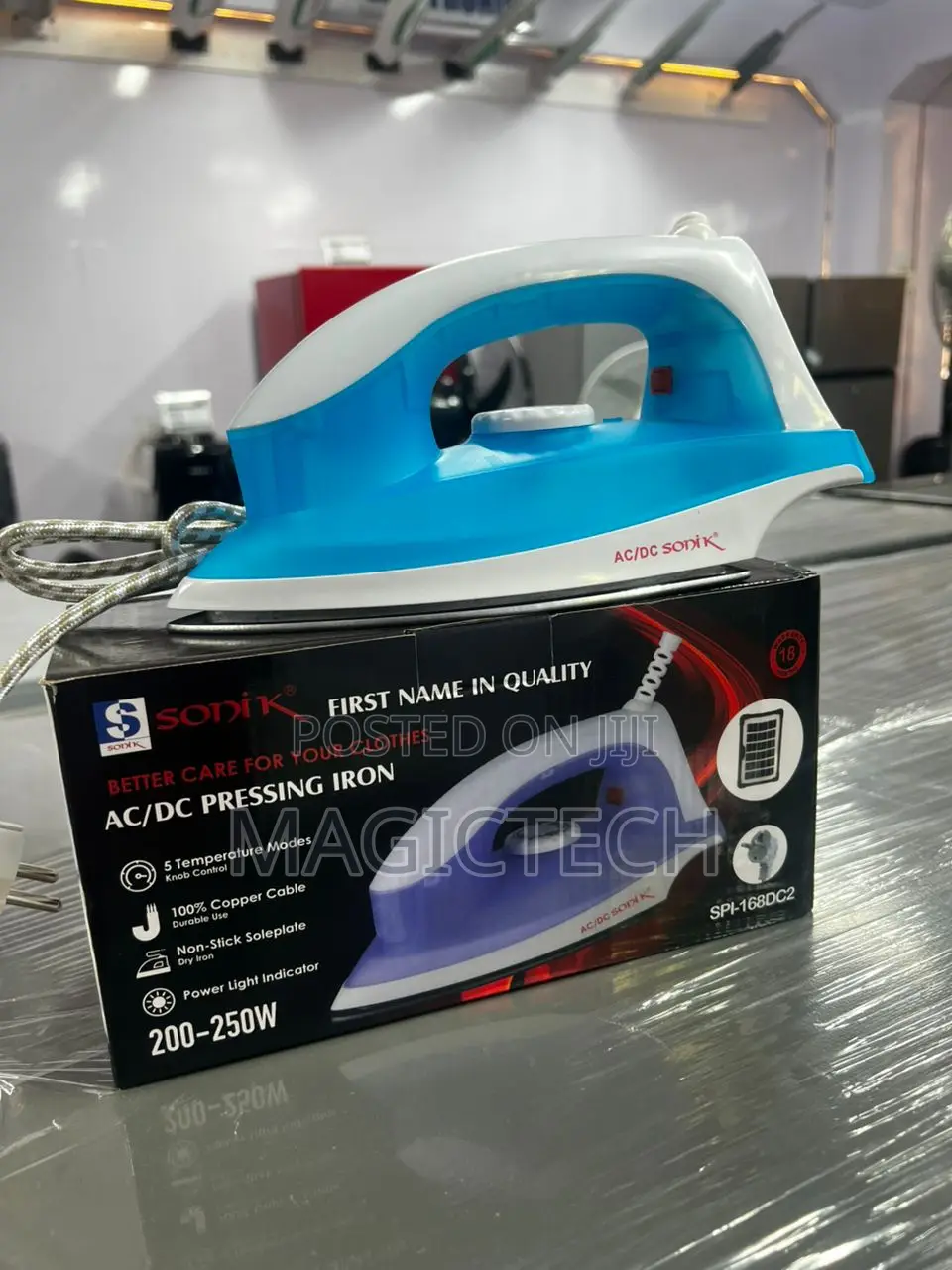 Sonic Ac/Dc Pressing Iron 200w-250w