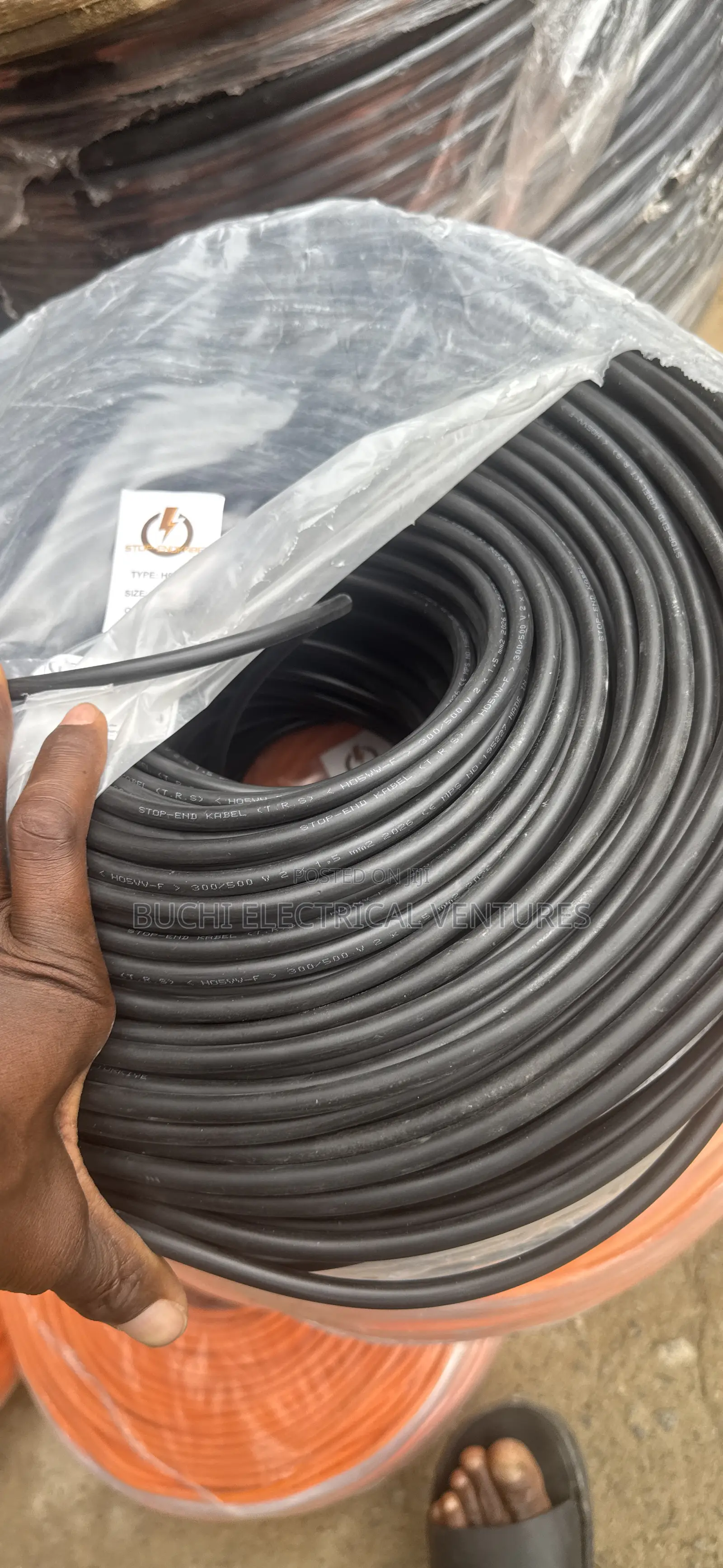 1.5mmx2core Flexible Cable ( Stop-End Kablo)