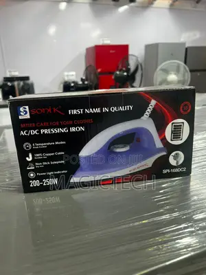 Sonic Ac/Dc Pressing Iron 200w-250w