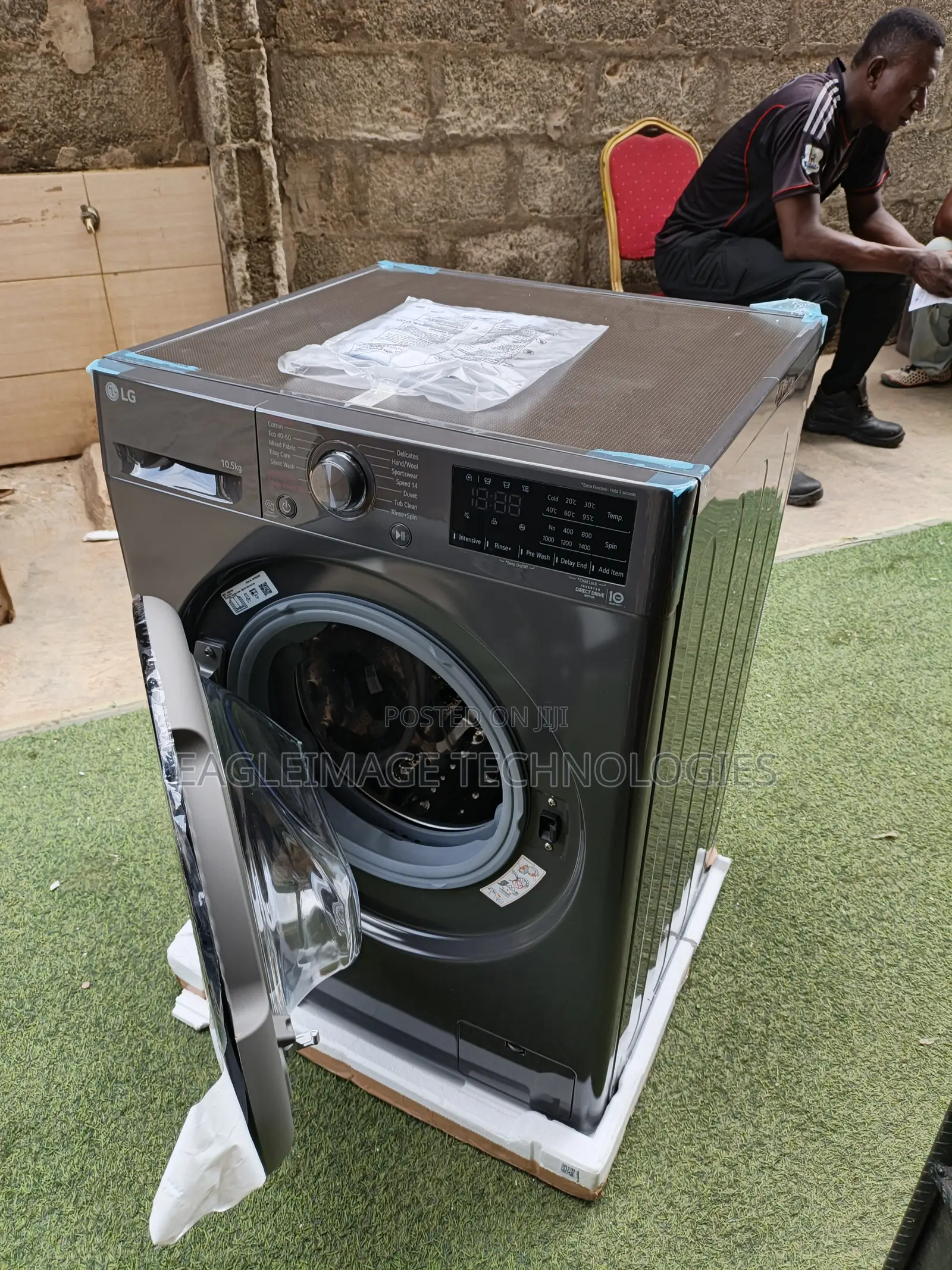 Lg 10.5kg Front Load Washing Machine in Original Packing