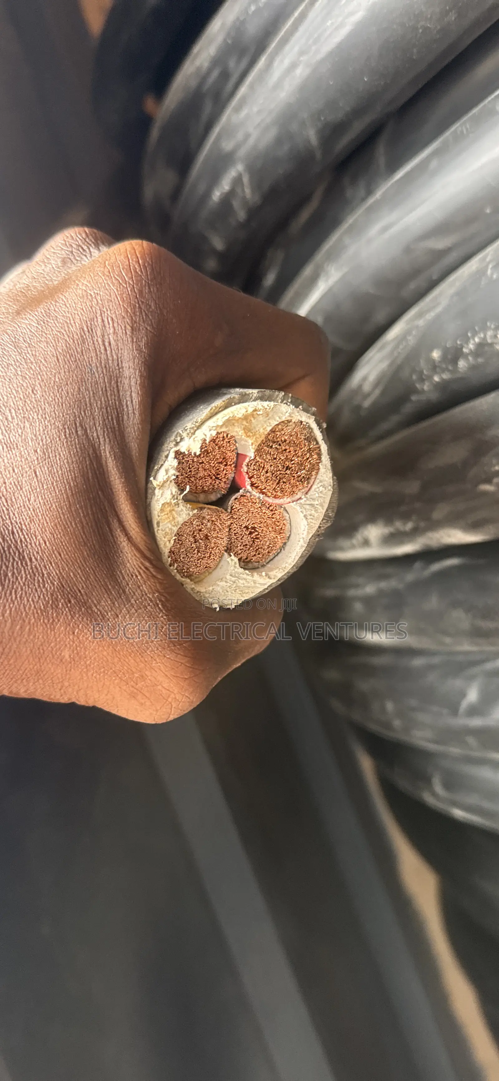 120mmx4core Flexible Cable ( Stop-End )