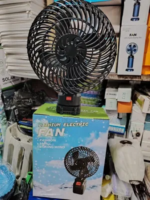 Speed Rechargeable Fan With 2 Batteries