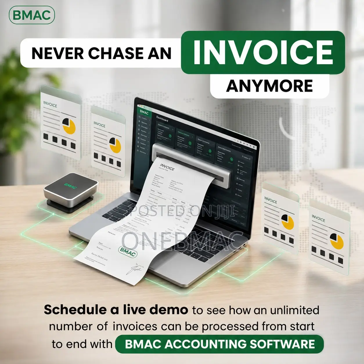 Generate Receipts, Invoices Reports Instantly With Bmac