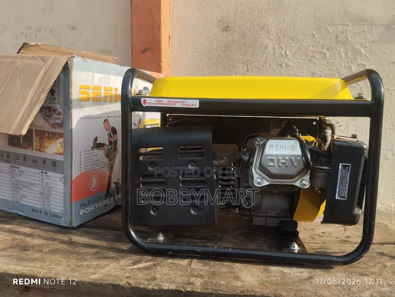 Senwei 1.8kva Generator