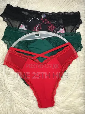3-Piece Soft Mesh Lace Panties Set
