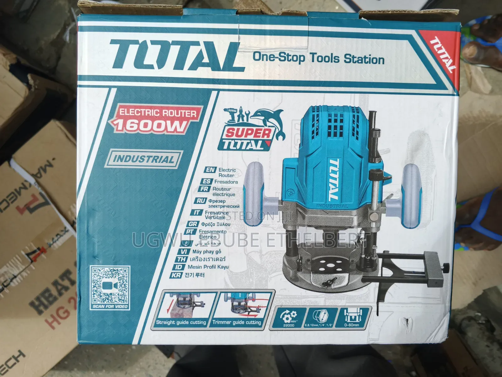 1600w Total Router 8mm Bit