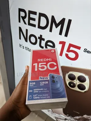 New Xiaomi Redmi 15C 4G 128 GB Blue