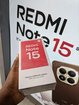 New Xiaomi Redmi Note 15 128 GB Black