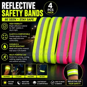 Reflective Safety Bands 4pcs