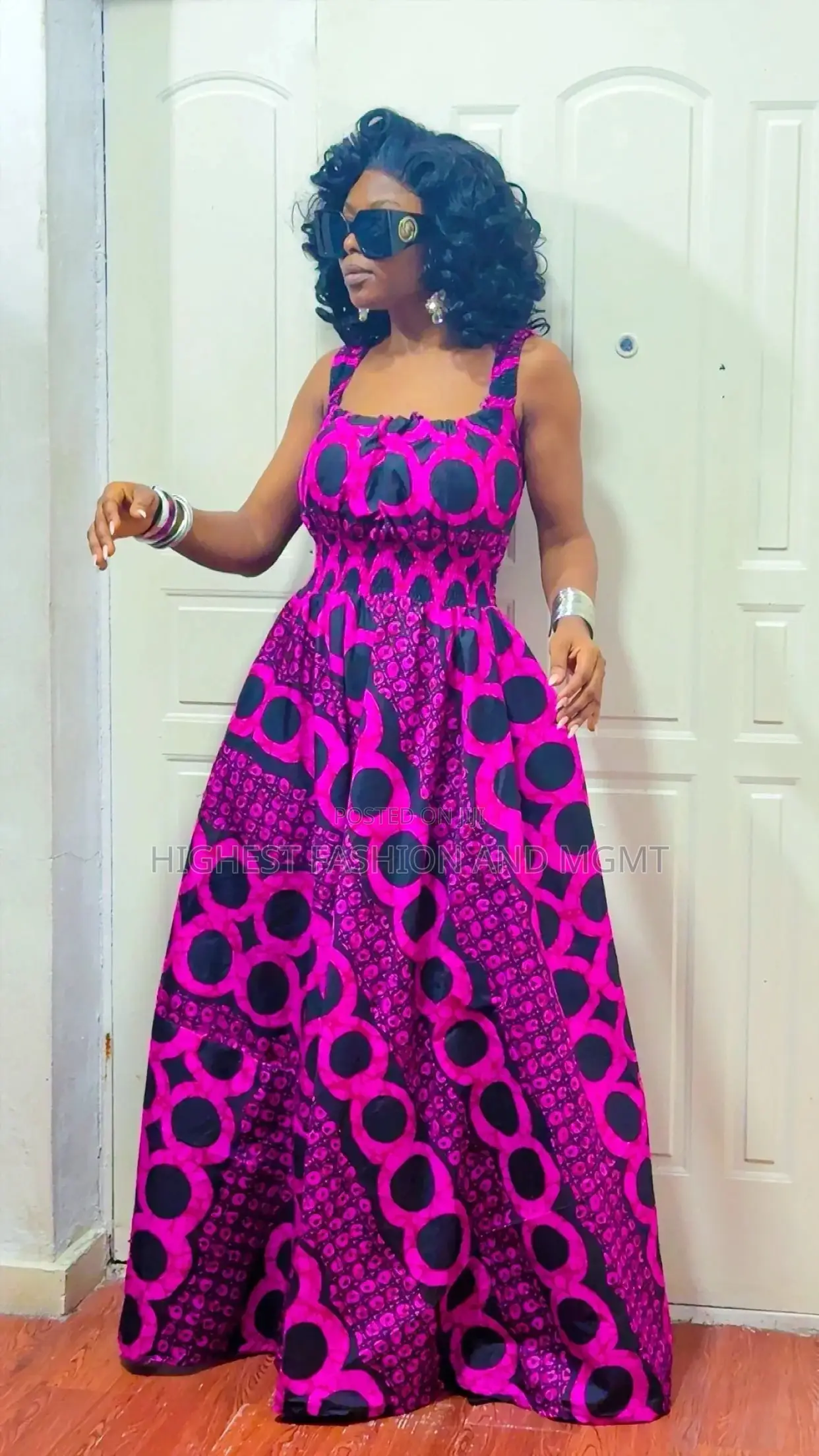 Long Gown With Medium Strap - Style 444
