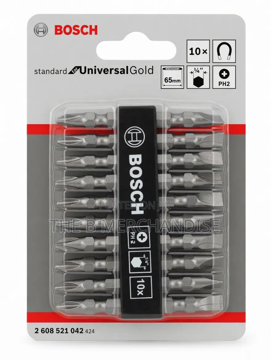 10- Piece Double- Ended Screwdriver Bit Set