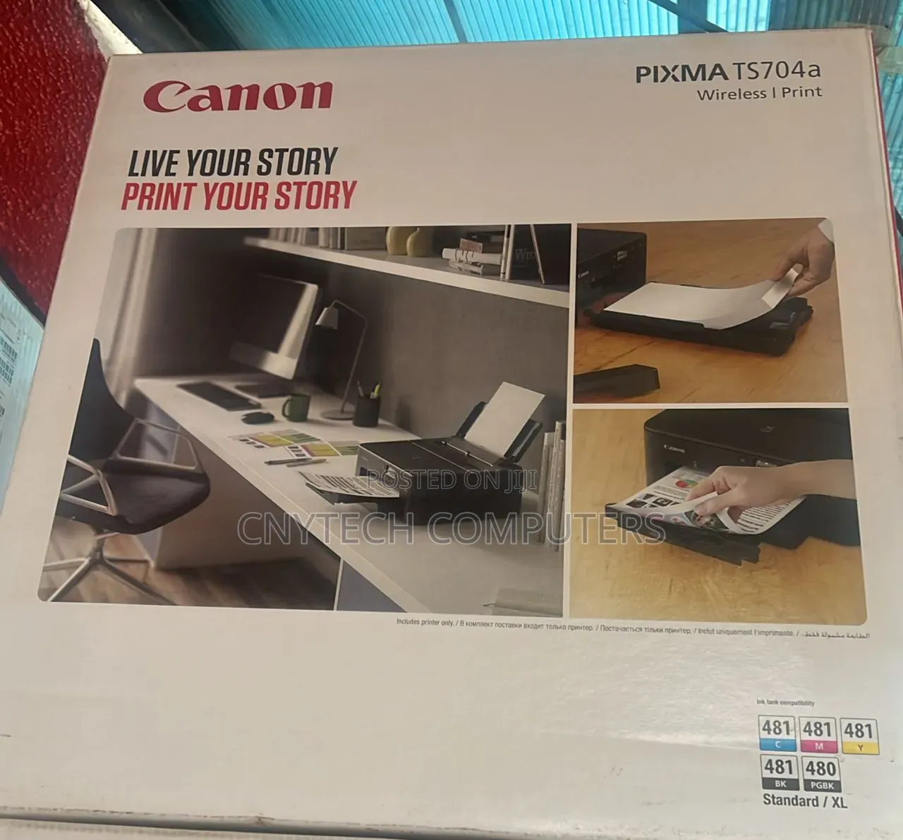 Canon Pixma Ts704a Wireless Printer