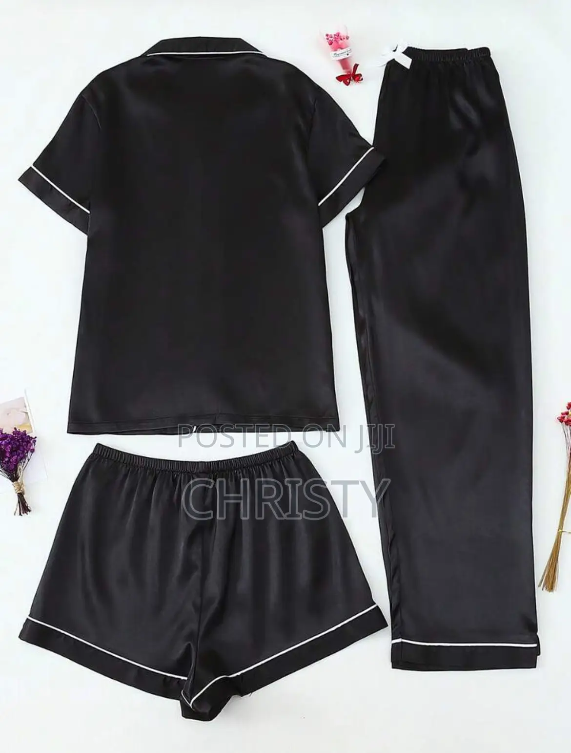 3 PCS Satin Pyjamas
