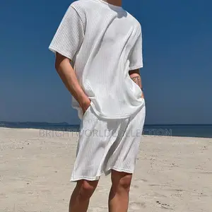 Men's Pants Ice Silk Sports Suit Summer Loose Drape Men's Breathable