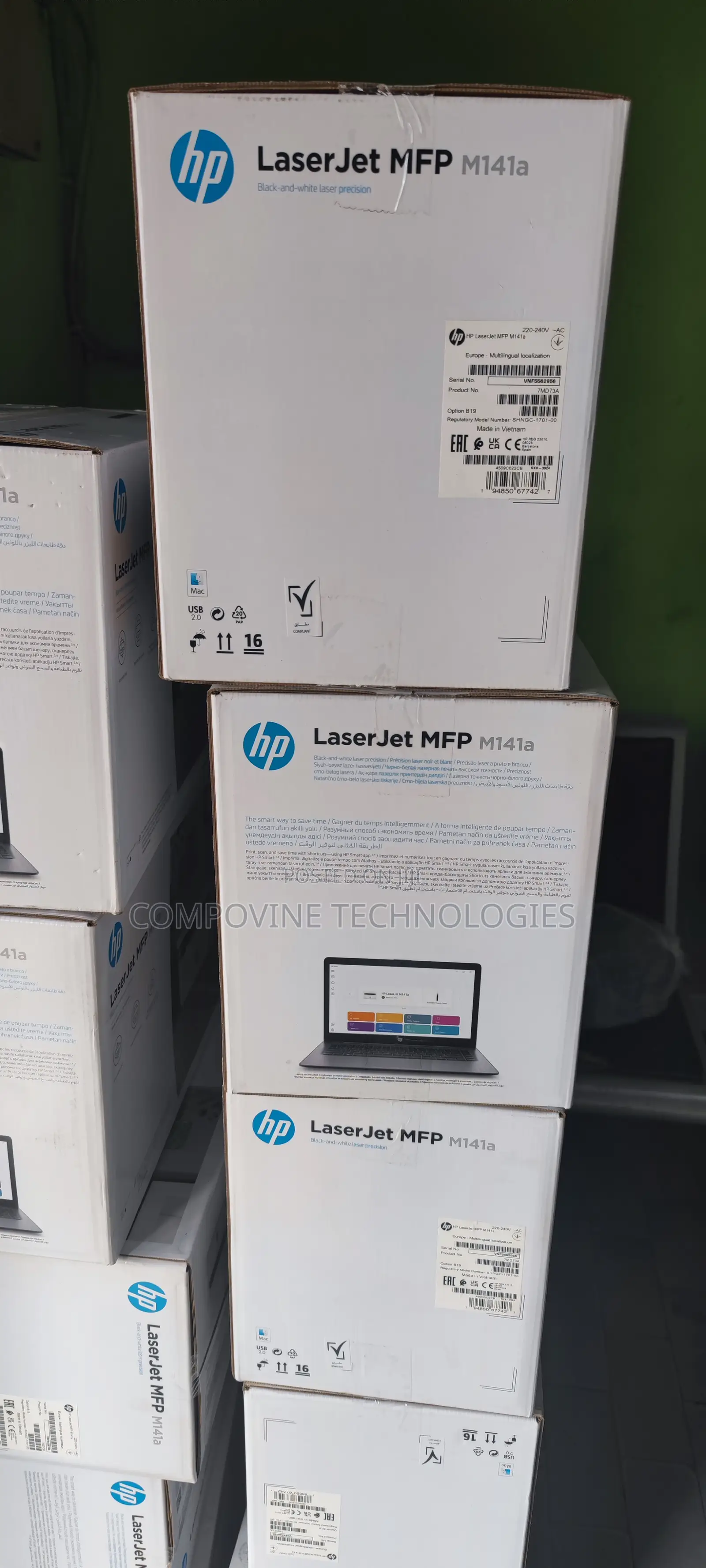 Hp Laserjet M141a Multifunction Printer (7md73a)