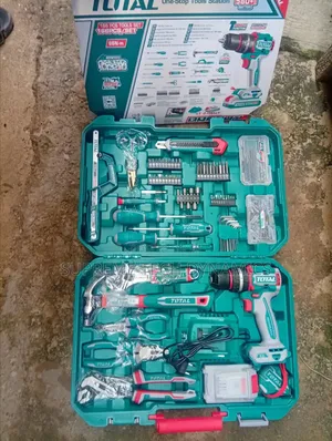 ​Total 20v Brushless Cordless Drill + 166-PCS Complete Tool Kit
