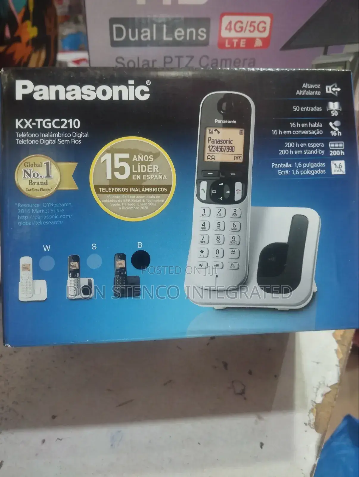 Panansonic Kx-Tgc210 Cordless Phone