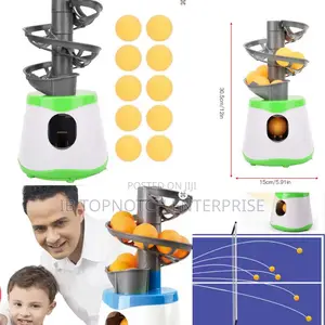Smash Your Goals: Automatic Table Tennis Trainer With 10 Bonus Balls!