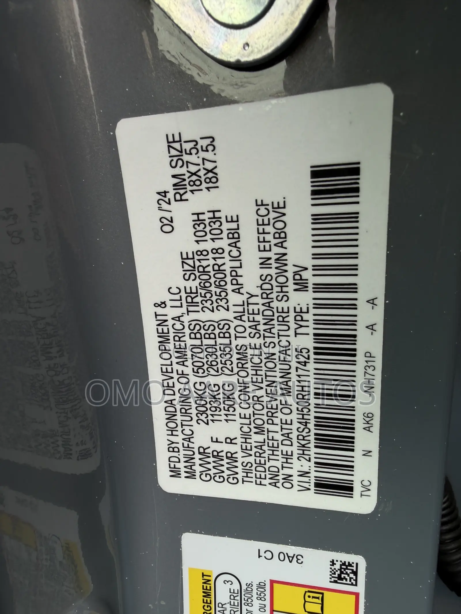 Honda CR-V 2024 Gray