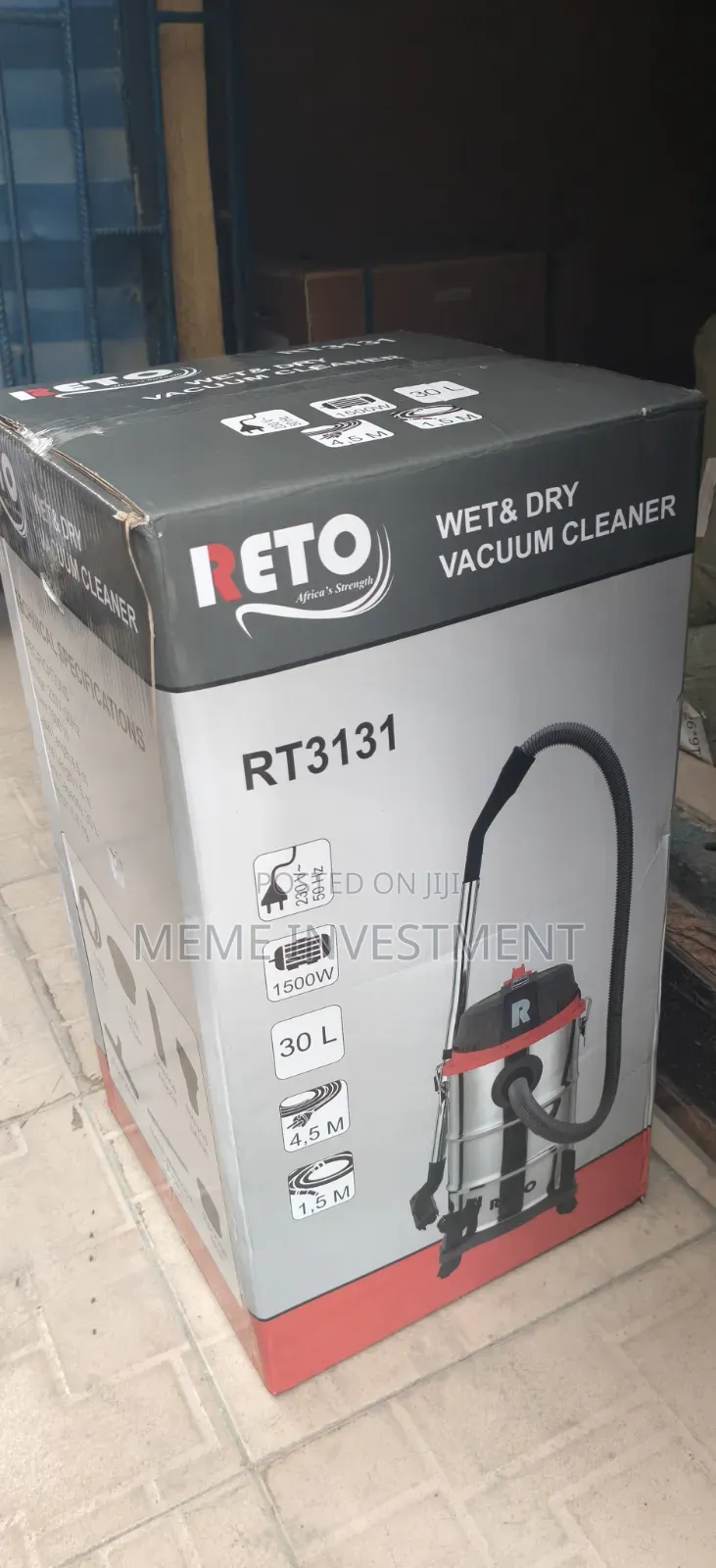 Reto Vacuum Cleaner 30l