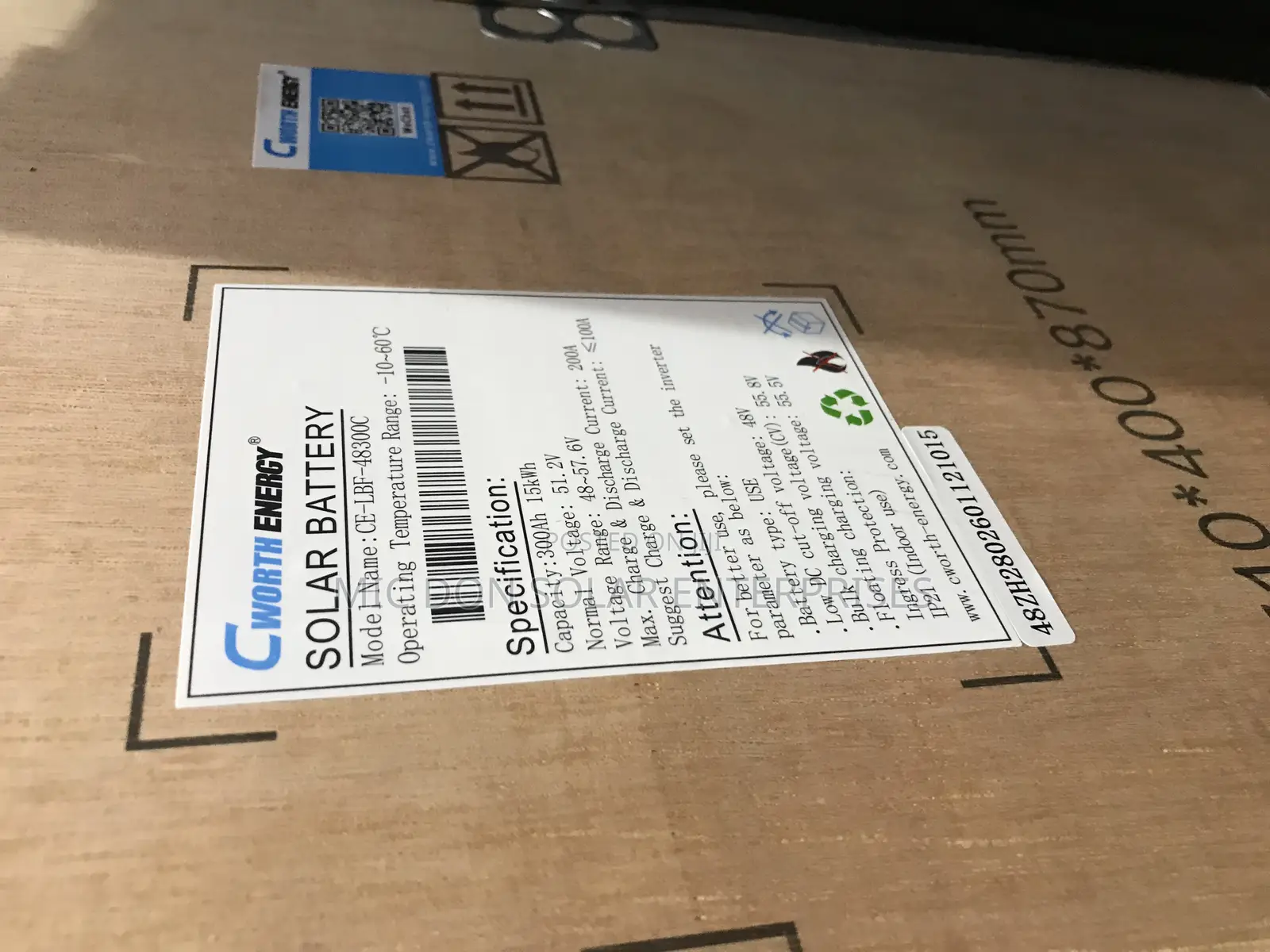 Cworth 15kwh Lithium Battery