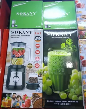 2in1 Sokany Sk-03067 Blender With Grinder