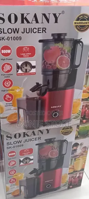 Sokany Industrial Whole Fruit Slow Juicer Sk-01009