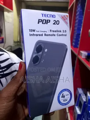 New Tecno Pop 20 64 GB Black