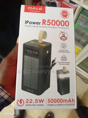 O Ale Solar Power Bank 50000 Mah
