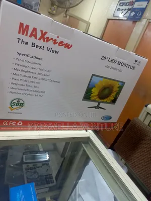 Maxview Monitor 20" Hdmi/Vga