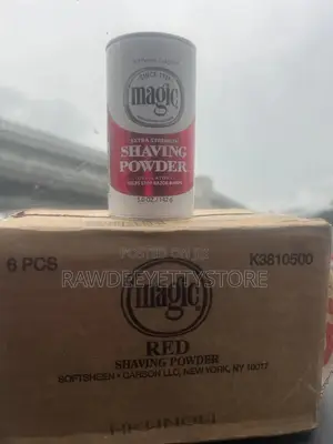 Magic Shaving Powder Red Original Old Brand