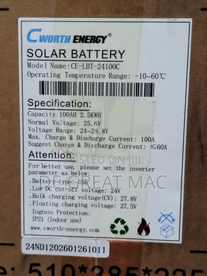 Cworth Lithium Battery