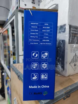Solar Floodlight Wakatek 300w