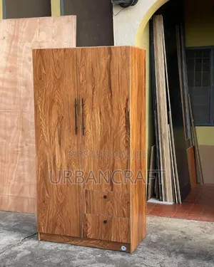 Quality Wooden Wardrobe – Natural Wood Finish