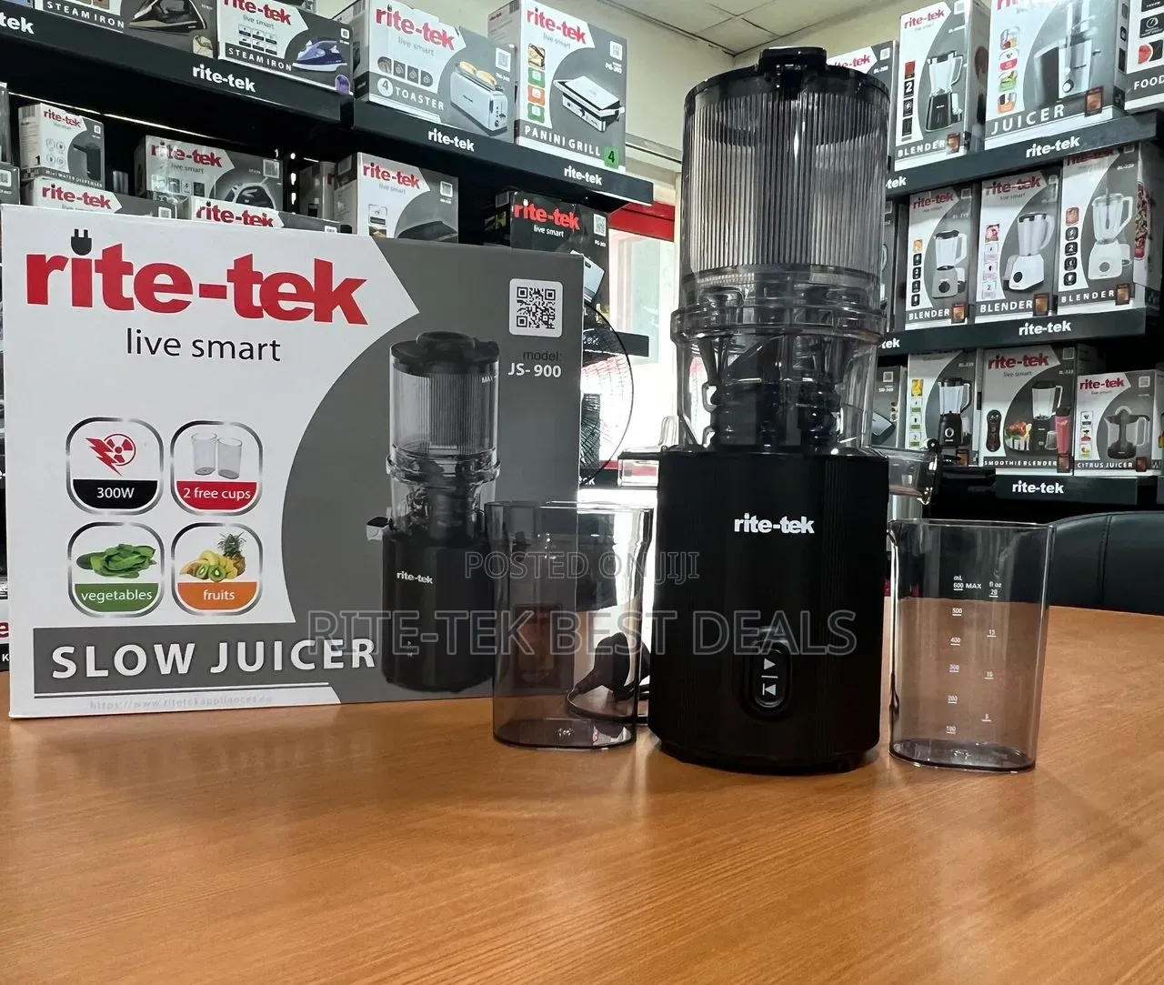 Rite-Tek Slow Juicer Js900