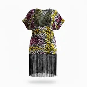 Izle Fringe Ankara Kaftan Dress