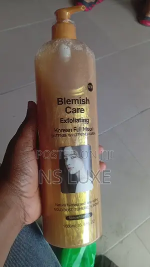 Blemish Care Exfoliating Korean Full Moon Whitening Wash