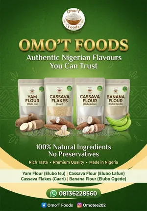 Hygienic Plantain and Yam Flour