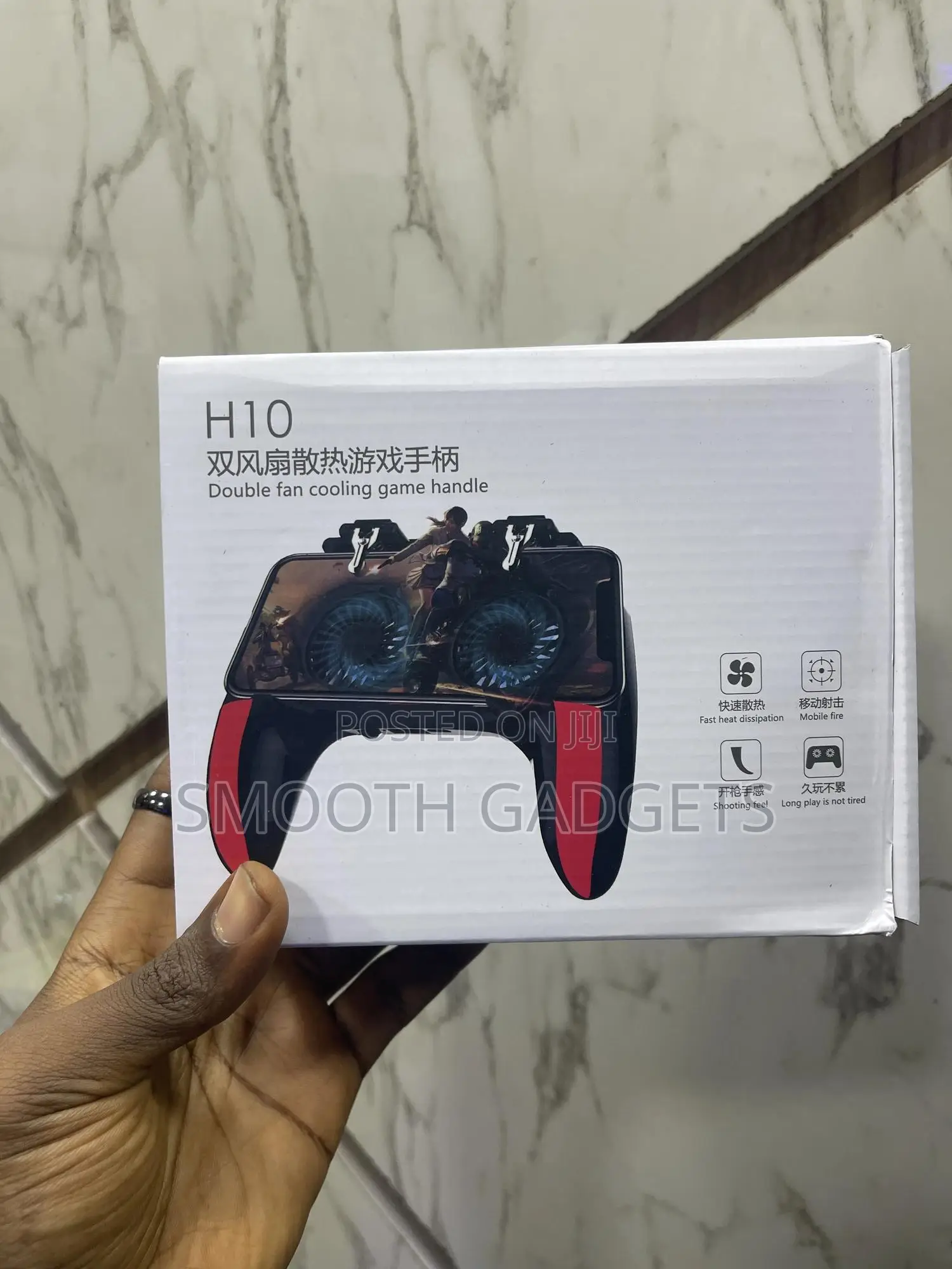 H10 Game Controller With Double Fan.