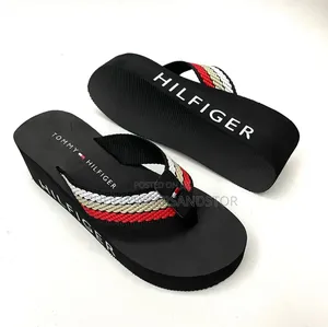 Platform Wedge Slippers