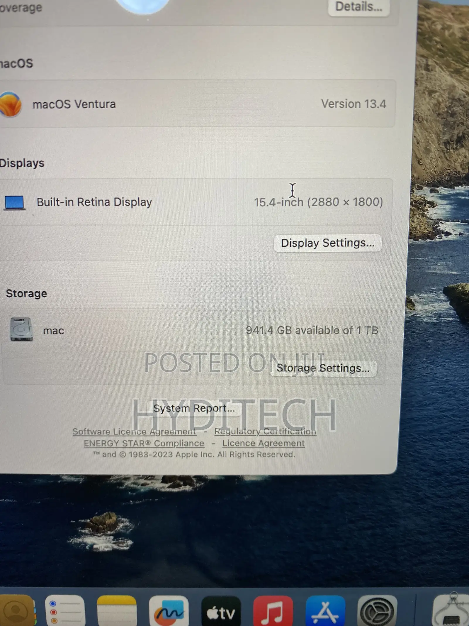 Laptop Apple MacBook Pro 2017 16GB Intel Core i7 SSD 1T
