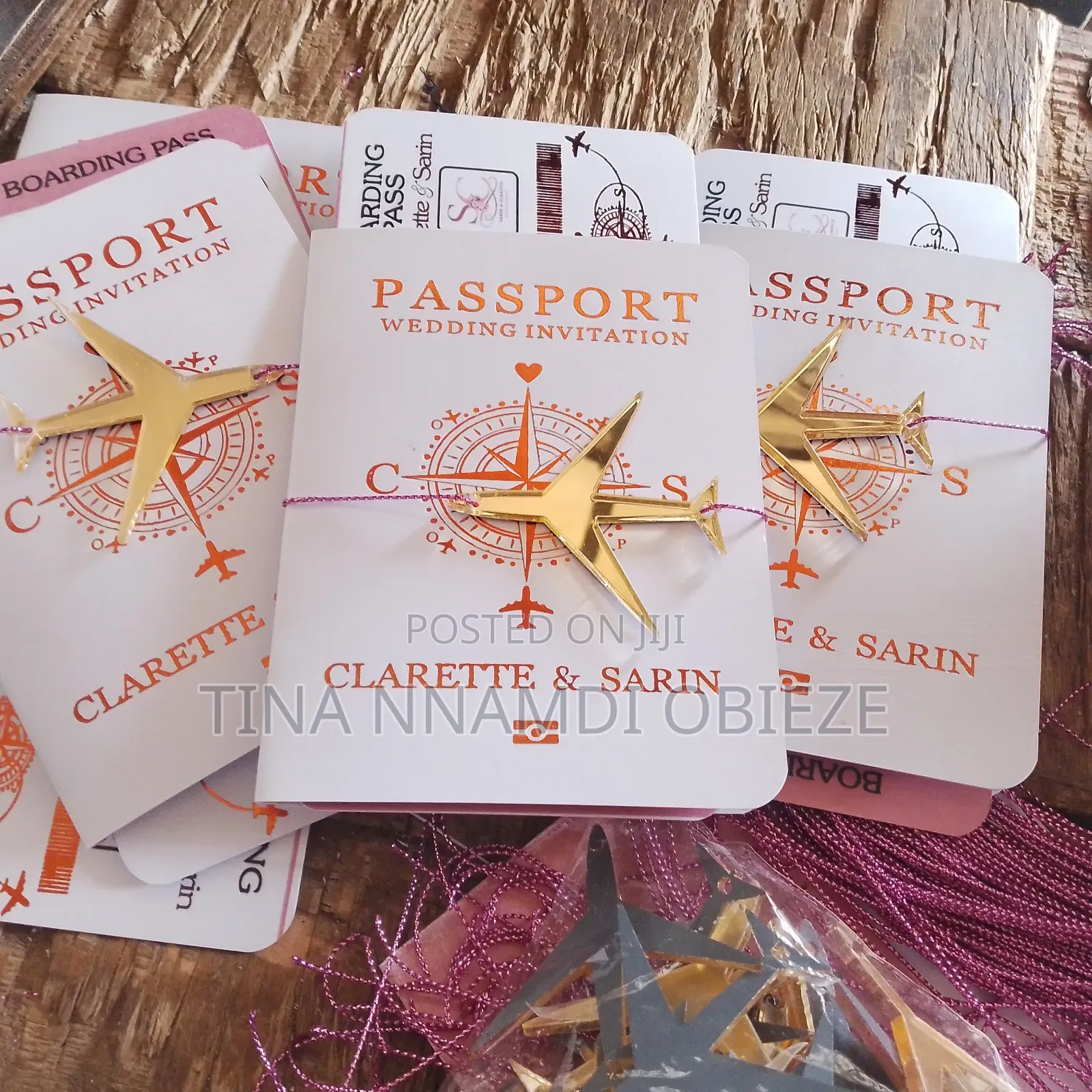 Passport Wedding Invitation