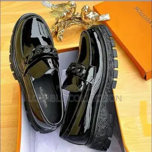 Louis Vuitton Monogram Chunky Patent Leather Loafers for Men 40–46